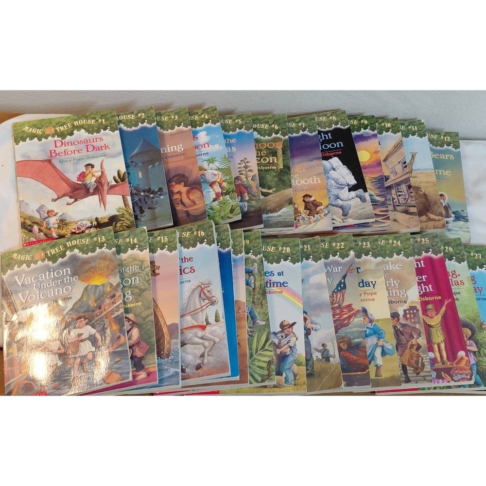 Magic Tree House Book Lot Books 1-27 Mary Pope Osborne Classic Original Covers